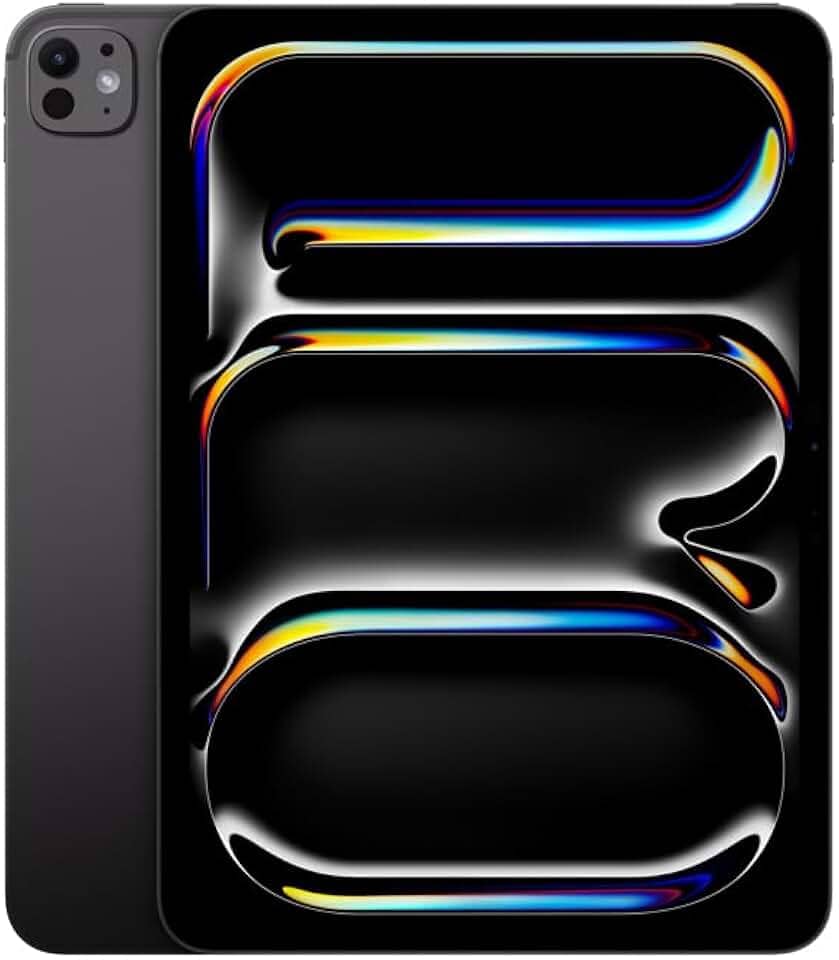 Apple 2024 iPad Pro de 11 polegadas (Wi-Fi, de 256 GB, Vidro convencional) - Preto-espacial (M4)