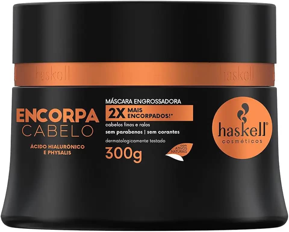 Haskell Máscara Engrossadora Encorpa Cabelo 300G