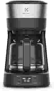 Cafeteira Elétrica Electrolux inox filtro permanente removivel capacidade 1,2L 30 xicaras função timer painel digital desligamento automatico ECM25 127v