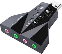 Placa De Som Usb 7.1 Canais Exbom Usom-20