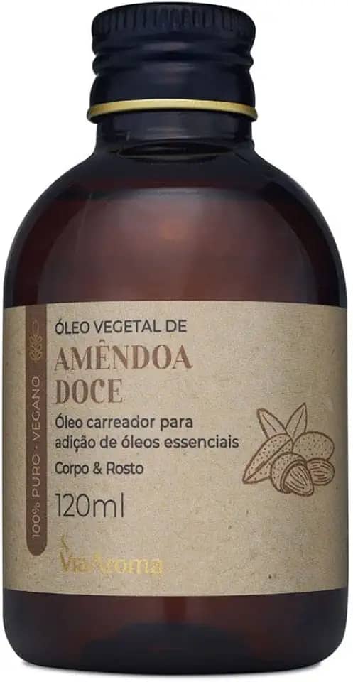 Óleo Vegetal Amêndoa Doce Via Aroma - 120ml