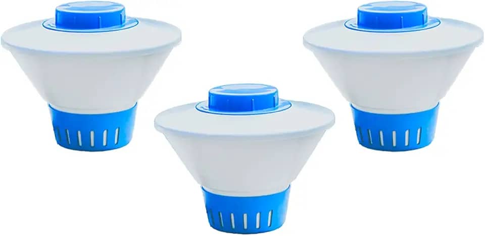 Clorador Margarida Flutuante Para Piscina Vinil e Intex | Suporte Para Pastilhas De Cloro | Flutuador De Cloro | Clorador Pra Agua Potavel Consumo Humano