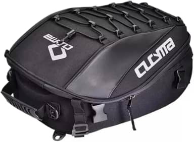 Mochila Baú Bagageiro Para Moto 30 Litros Capa Impermeável