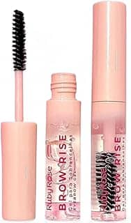 Brow Rise Gel para Sobrancelhas e Cílios Ruby Rose, Fixação e Definição, Longa Duração, 8,3g