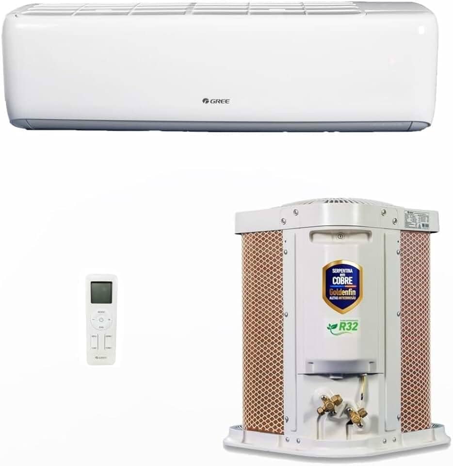 Ar Condicionado Split HW Inverter Gree G-Top Auto Wi-Fi 9.000 BTUs R-32 Quente/Frio 220V