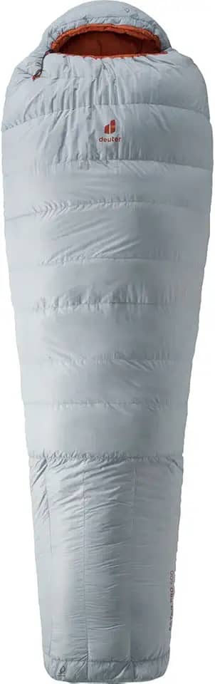 Deuter, Saco de Dormir Astro Pro 400, com Faixa de Temperatura entre +2ºC (conforto) e -4ºC (limite), Cinza.