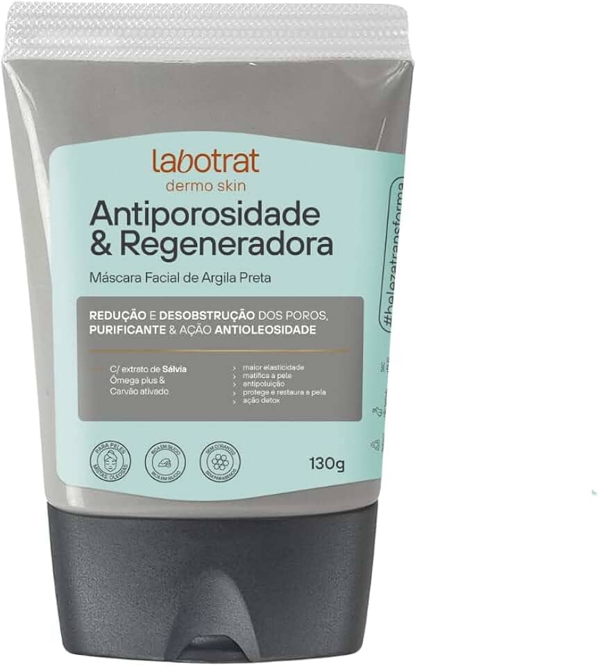 Labotrat Mascara Antioleosidade E Regeneradora Com Argila Preta 130G (Pa060011)