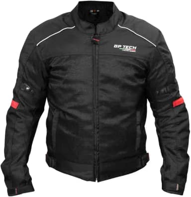 Jaqueta Moto Motociclista Vent GP Tech COM Proteções Ventilada EPI Verão urbano Pista