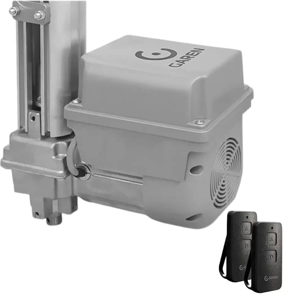 Kit Motor Portão Basculante Eletronico Garen Bv Duo Fit Ramp 1/4HP 50/60HZ 433MHZ Automatizador Segurança Conforto (220.0, Volts)