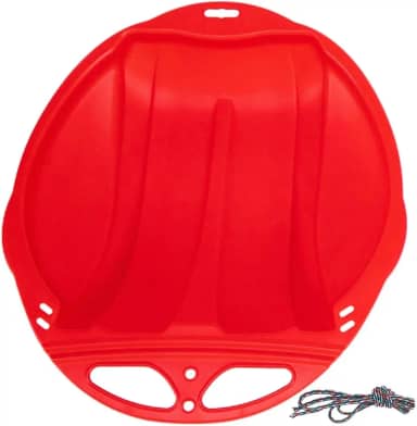 Trenó para serviços pesados crianças adultos trenó de tobogã trenó ao ar livre para snowboard prancha de trenó, VERMELHO