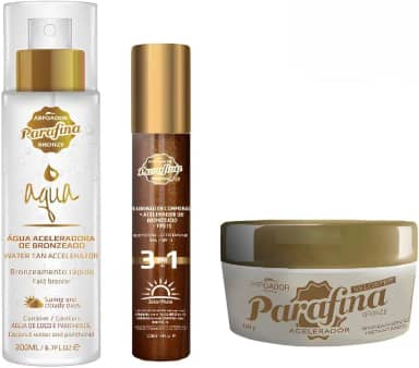 Kit Parafina Bronze Veloster + Solar Shine +aqua Aceleradora