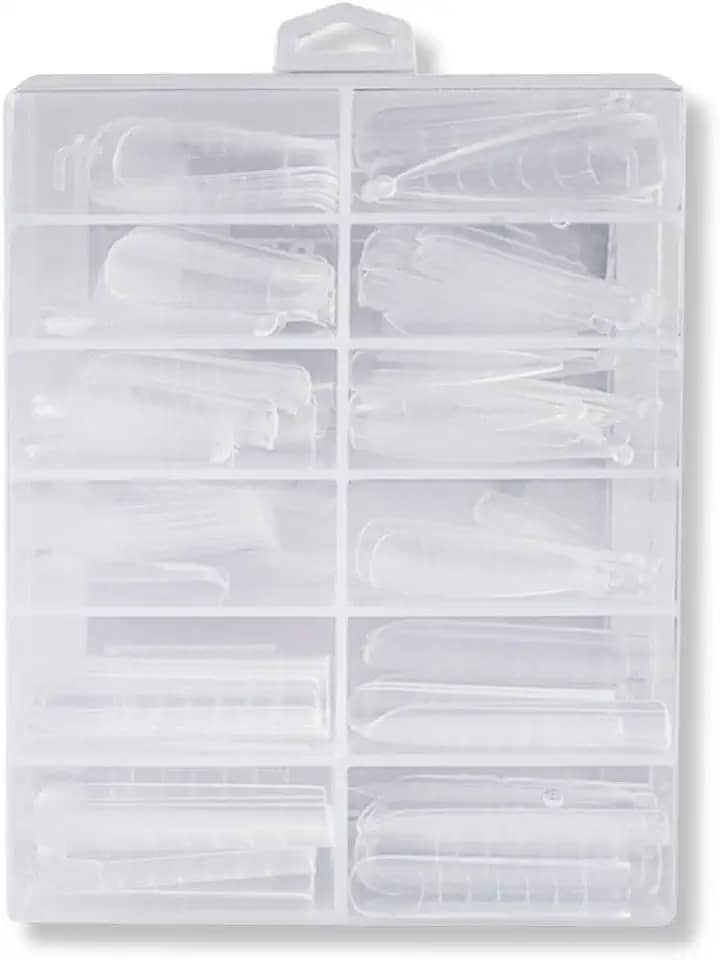 Kit 144 Molde F1 Bailarina Quadrada Stiletto Unhas Polygel