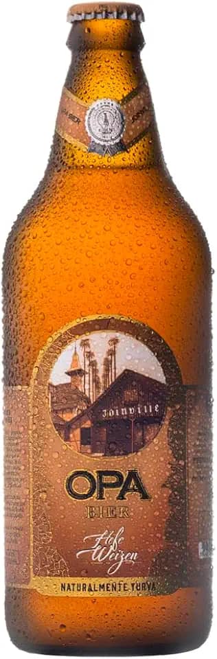 Cerveja de Trigo Hefe Weizen teor 6% 600ml Opa Bier