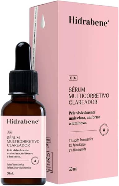 Sérum Multicorretivo Clareador 30ml - Hidrabene
