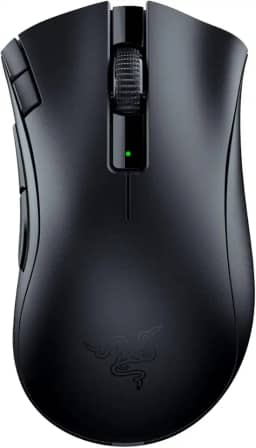 Razer DeathAdder V2 X Hyperspeed Rato Gaming sem fios, ergonómico para PC/Mac (interruptores mecânicos, tecnologia Hyperspeed Wireless, sensor ótico) preto
