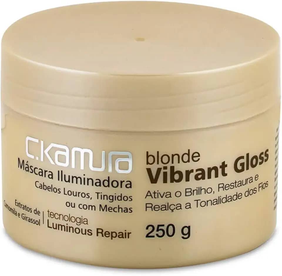 Máscara Iluminadora Blonde, C.Kamura, 250 ml