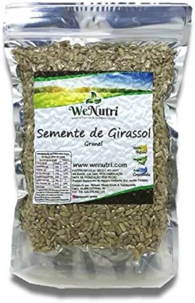 Semente de Girassol Pepita 1kg Wenutri
