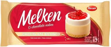 Barra de Chocolate Melken Branco 500g - Harald