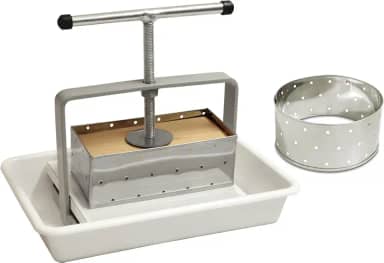 Prensa Industrial Para Queijo Aço Carbono Inox E Cinza Malta