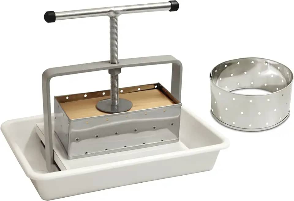 Prensa Industrial Para Queijo Aço Carbono Inox E Cinza Malta