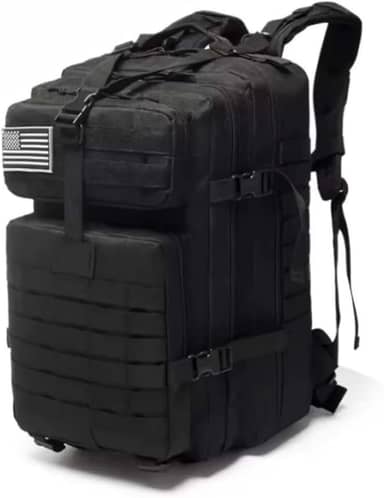 Mochila Tática Militar 50 Litros Com Compartimento Para Notebook E Abertura Nas Costas Material Reforçado E Diversas Divisórias