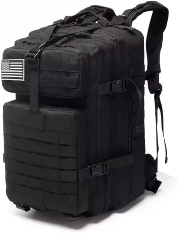 Mochila Tática Militar 50 Litros Com Compartimento Para Notebook E Abertura Nas Costas Material Reforçado E Diversas Divisórias