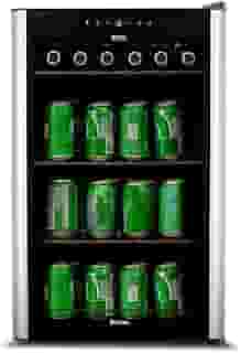 Cervejeira Eos Bierhaus 76 Litros Frost Free com Compressor e Porta de Vidro com Inox Ece80 110v