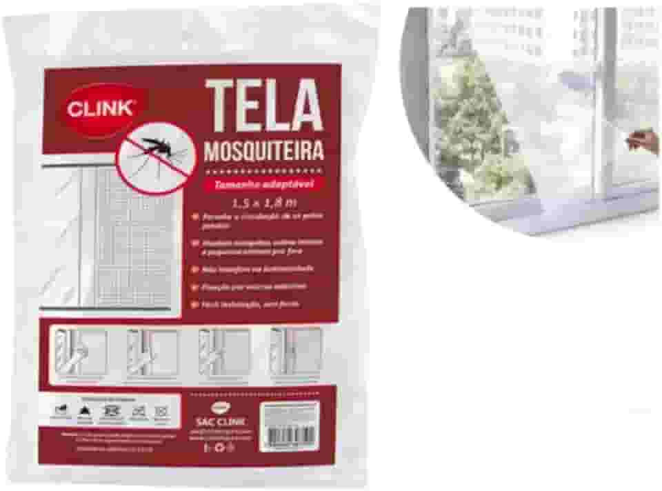 Kit 4 Tela Mosquiteira Anti Insetos Janela Ajustável Resistente