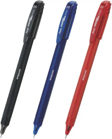Pentel Caneta Gel Energel Makuro 0.5mm Kit 3 Cores SM/BLN415-ABC