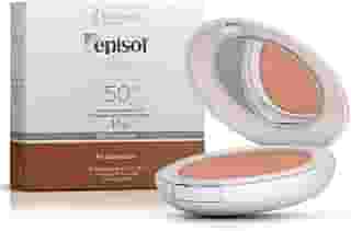 Protetor Solar Episol Color Fps 50 - Tom 3 Médio - Pó Compacto 10g - Cobertura Alta e Efeito Matte - Mantecorp