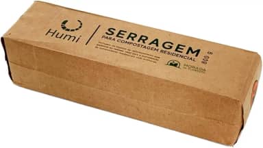 Serragem para Compostagem, 800g, 7,2L, Pinho, para Hamster, Coelho e Minhoca