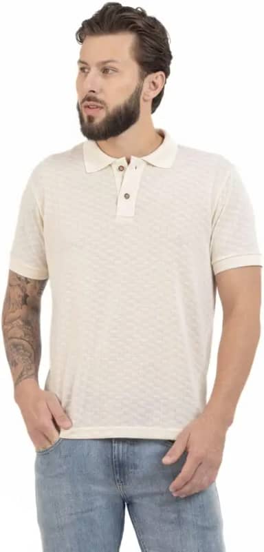 Camisa Polo Tipo Tricot Masculina Algodão Elegante Conforto Estilo