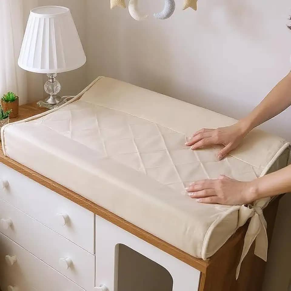 Trocador Anatômico De Cômoda Luxo Palha Plastificado