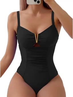 Maiô Disfarça Barriga Modelador – Afina Cintura, Efeito Lipo – Moda Praia Feminina Verão