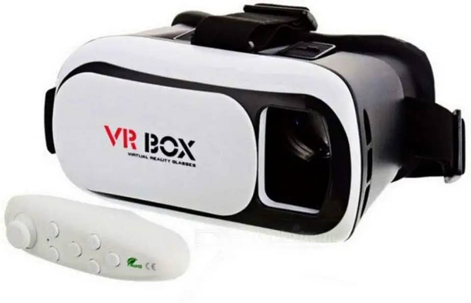 Óculos 3D VR Box Realidade Virtual com controle Bluetooth 2.0