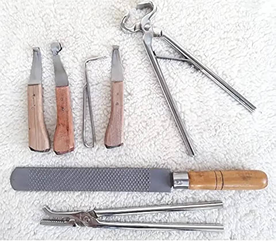 Cabeçada Couro Argolada Rédea De Lã Freio Inox Para Cavalo