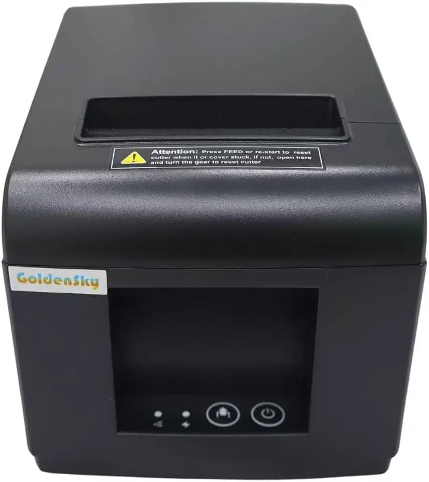 Impressora Não Fiscal Térmica de Recibos 80mm Com Guilhotina Goldensky T80E Serial-USB Ethernet