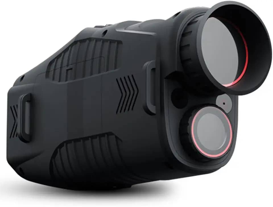 Dispositivo de visão noturna infravermelha HD, câmera binocular 1080P sem luz, câmera de caça ao ar livre