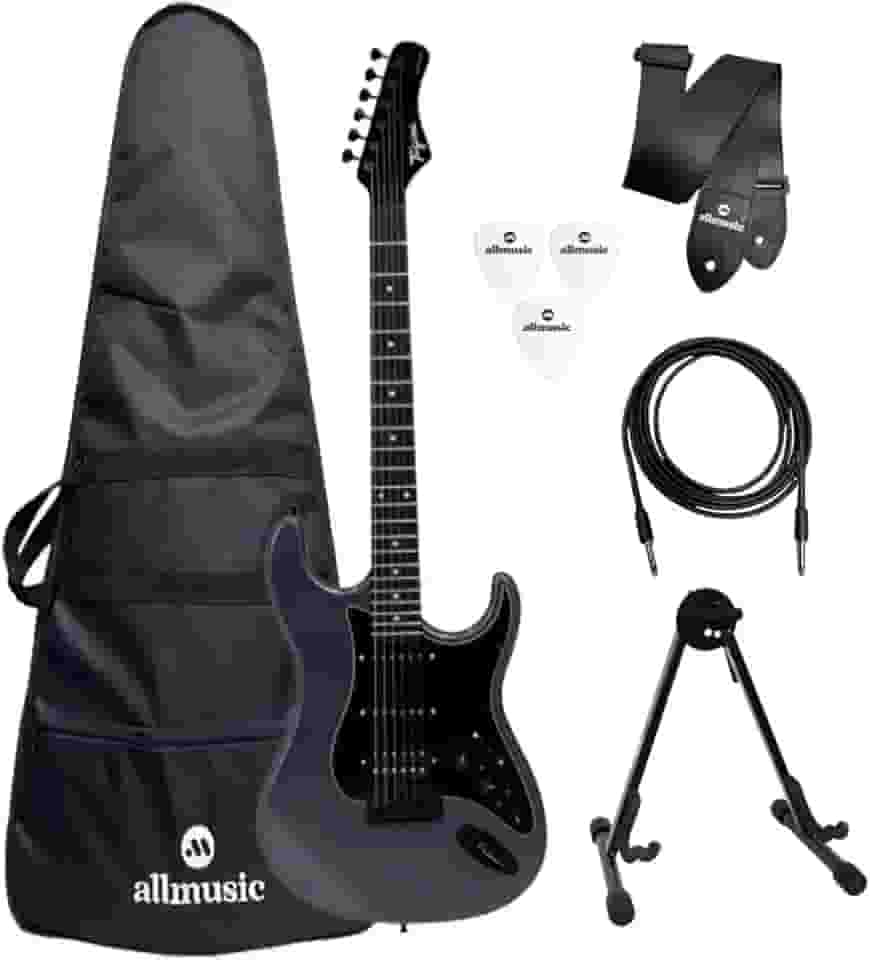 Kit Guitarra Tagima Sixmart Deep Silver + Capa Allmusic + Acessórios