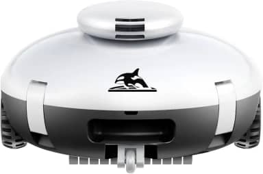 AQUVII Aspirador De Pó Robótico Sem Fio Para Piscinas 2025, Limpador Acima Do Solo/Enterradas - Bateria 7500 Mah, Leve, Autonomia 140 Minutos, Sucção Potente Fundo Plano