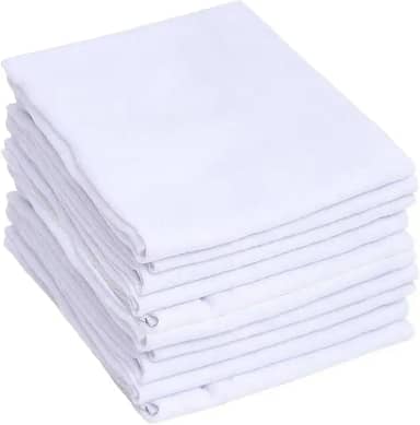 Fralda De Pano Kit 10 Caricia Baby Branca