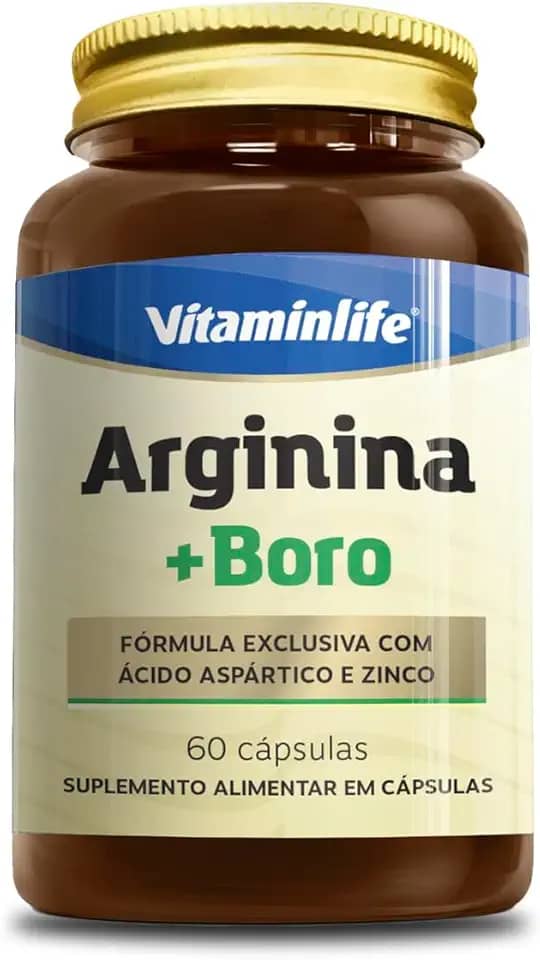Vitaminlife Arginina +Boro (+ Ácido Aspartico + Zinco)