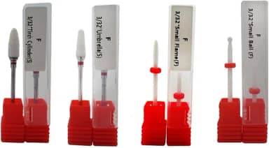 Kit 4un Brocas Cerâmica Unhas Polygel Manicure Profissional (Kit 4002)