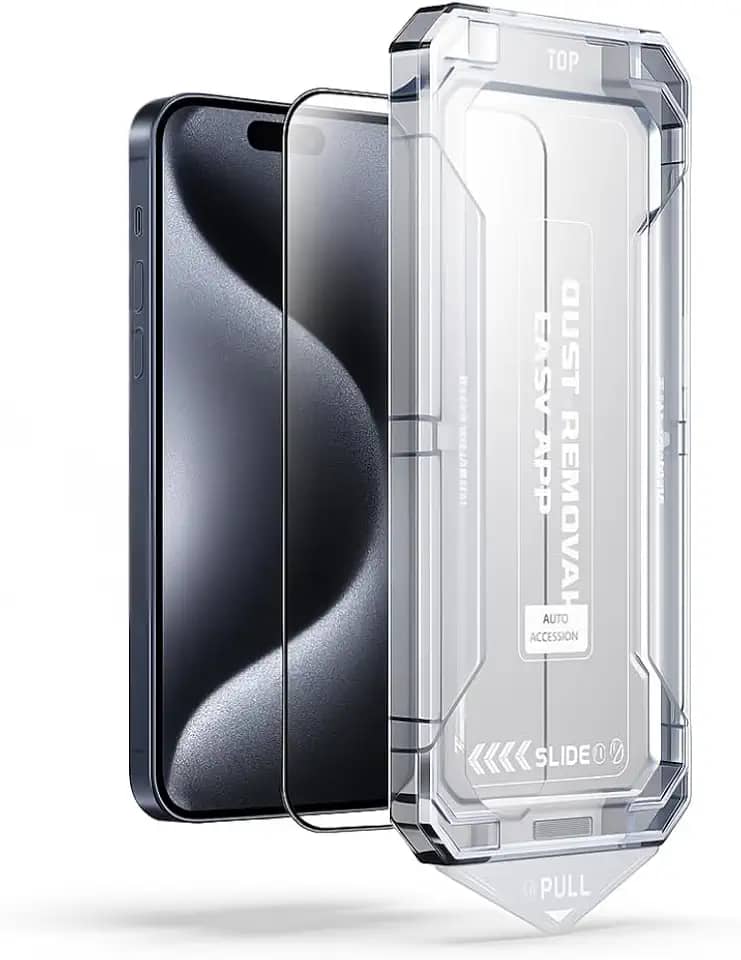 Kit 2 Película 3D Vidro com Aplicador para iPhone (Todos os Modelos) – Anti Impacto, Resistência Premium e Proteção SafeCare – Compatível iPhone 16 Pro Max Premium® (12 Pro Max)