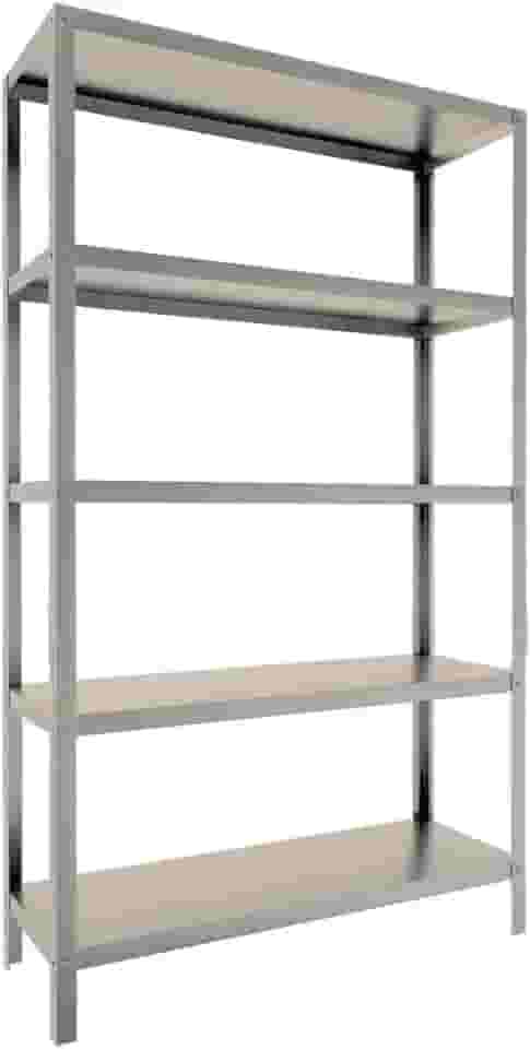 Estante Inox 5 Planos Organizadora Moderna Multiuso Promo24h