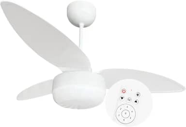 Ventilador Teto Zonda Bivolt Inverter Para 2 Lâmpadas + Controle