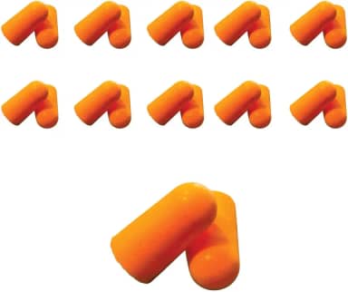 Kit 10 Pares Protetor Auricular de Espuma Moldável | Tampão de Ouvido para Dormir, Estudar, Viajar e Redução de Ruído | Abafador Contra Ronco - Pax Auris