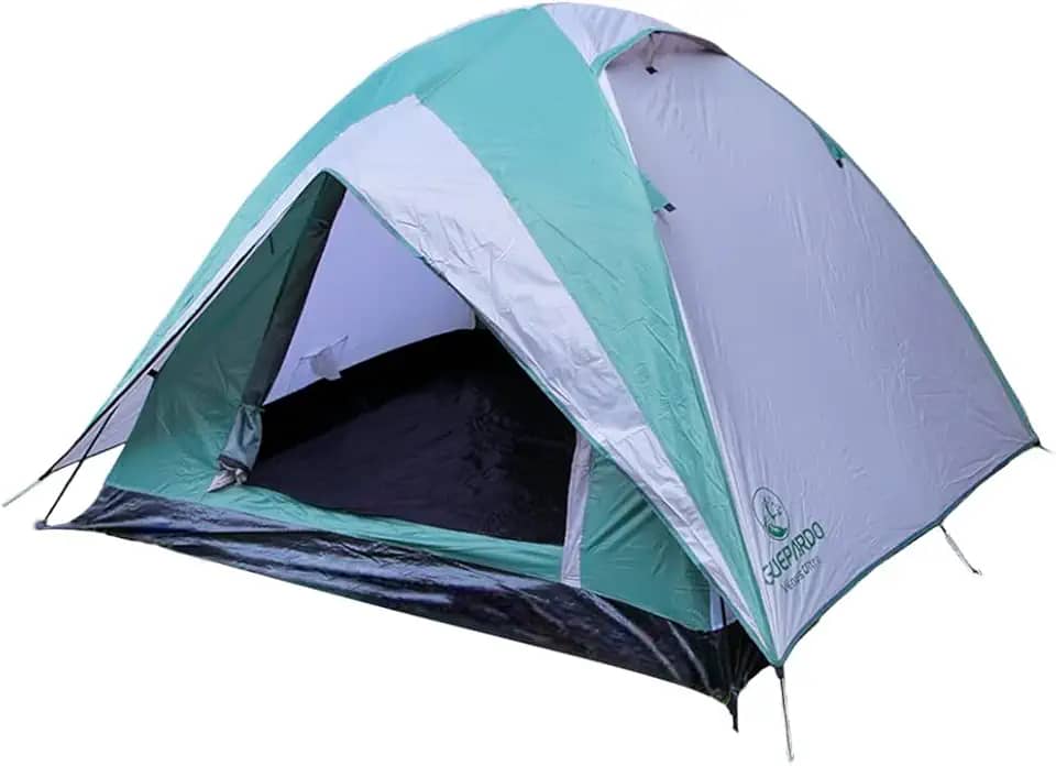 Guepardo, Barraca de camping Vênus Ultra para 6 pessoas e coluna d'água de 2500mm, com duas portas