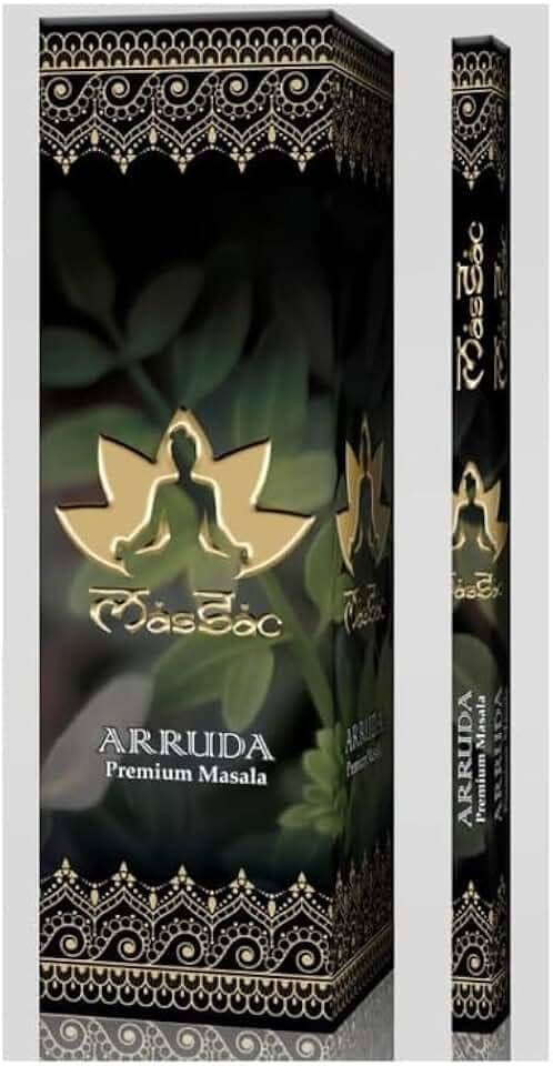 Kit de Incensos de Arruda, 6 Unidades, para Proteção e Limpeza Espiritual