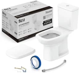 Roca Kit Vaso Sanitário com Caixa Acoplada e Assento Soft Close Square